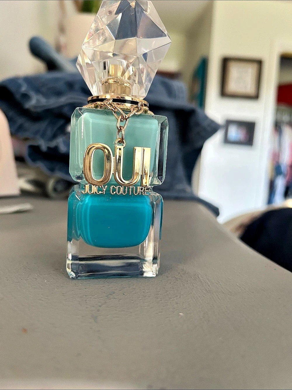 Juicy Couture Oui Splash Blue & Gold Bottle 1.7 oz